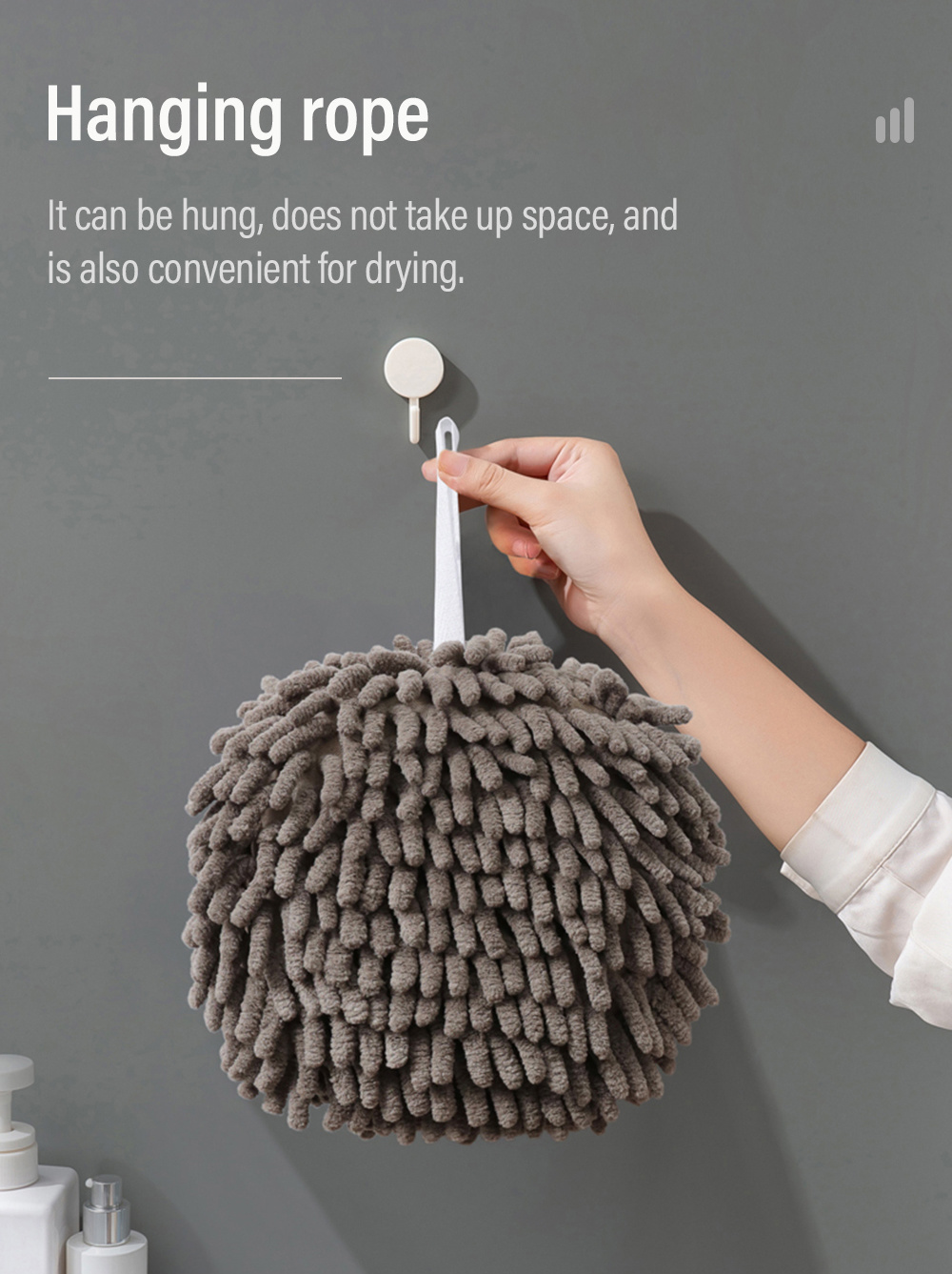 Chenille-Hands-Towel-Ball-Super-Absorbent-5
